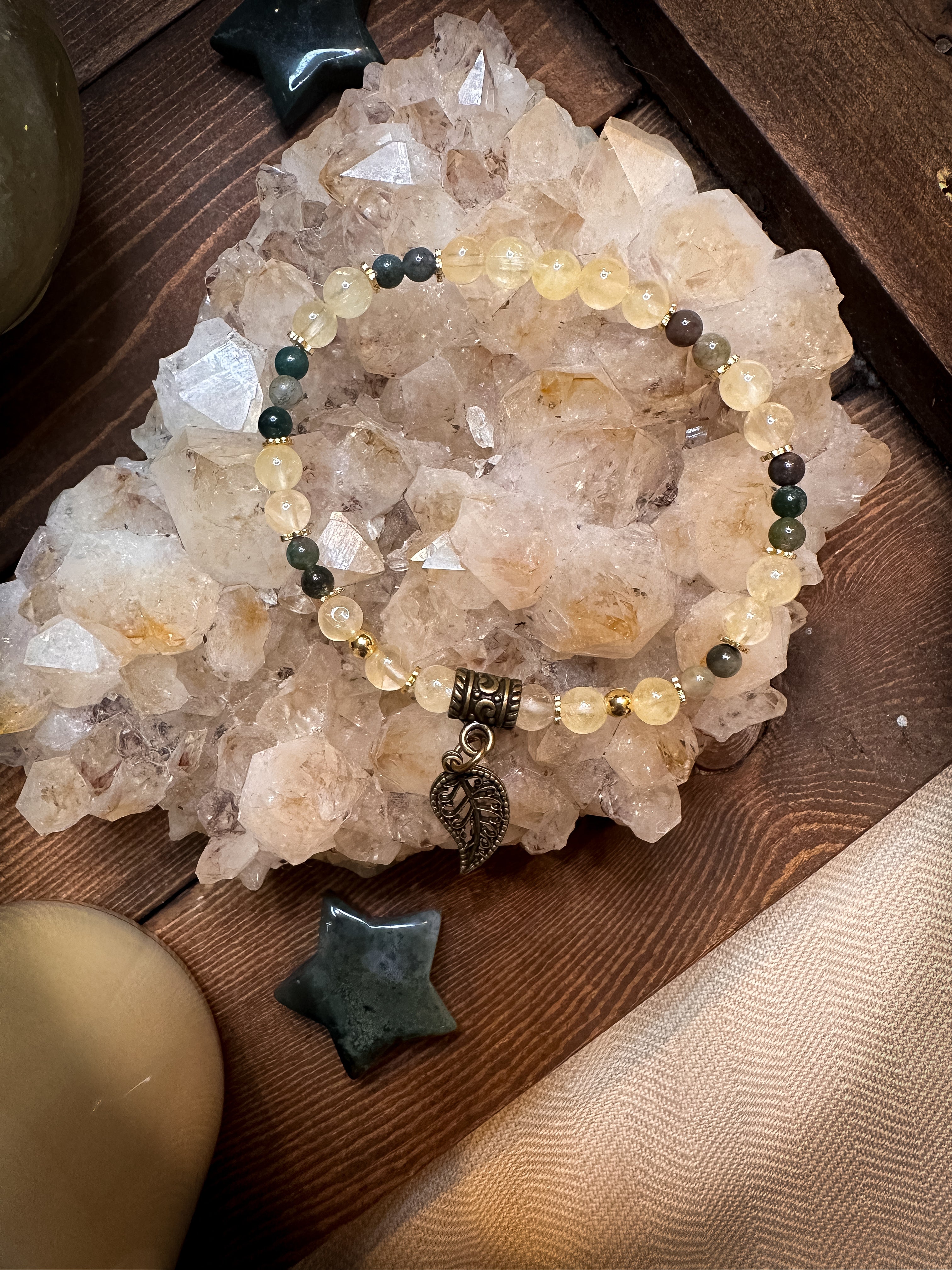 Golden Grove Bracelet Stack