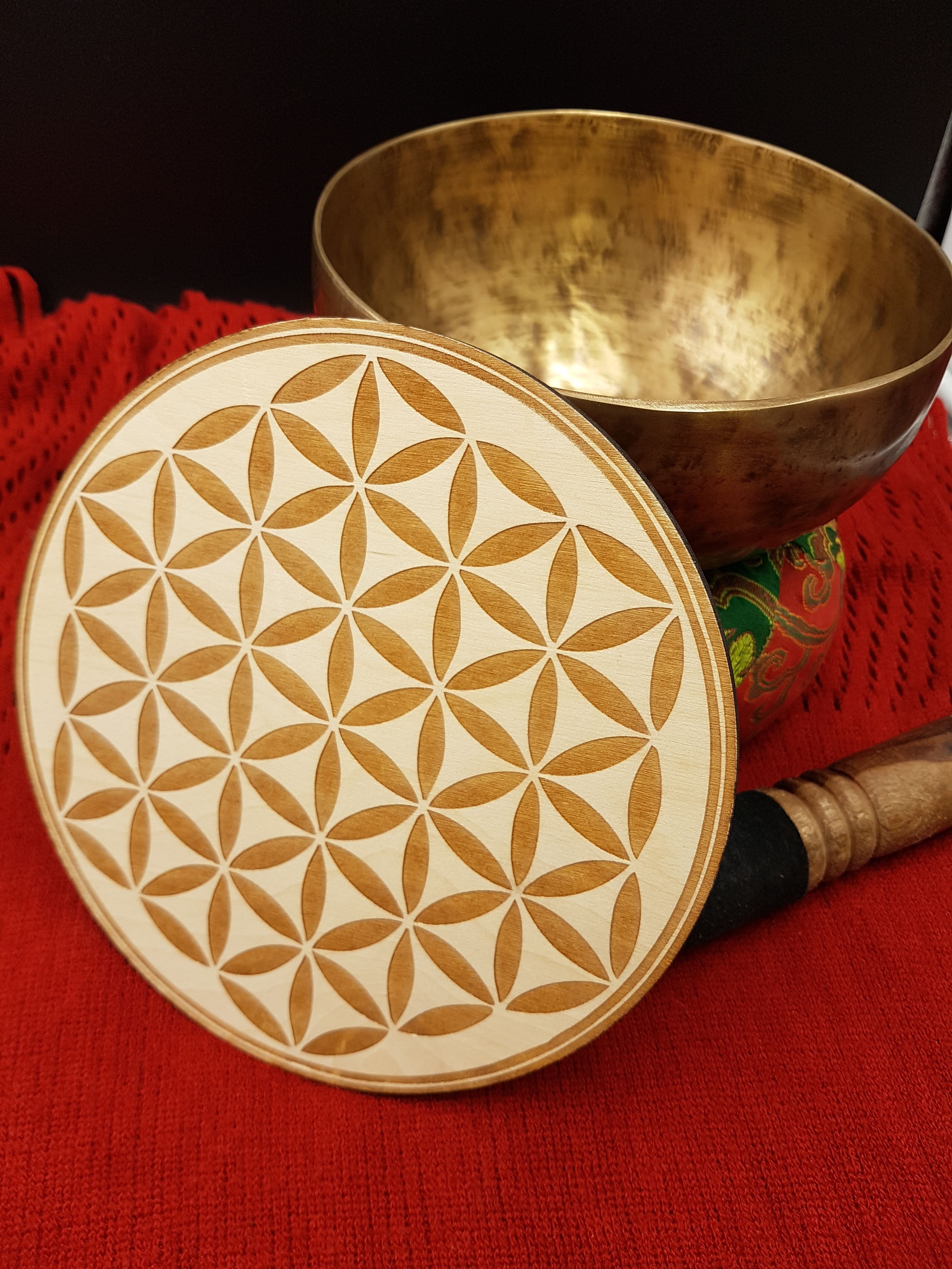Flower of Life Crystal Grid Plate