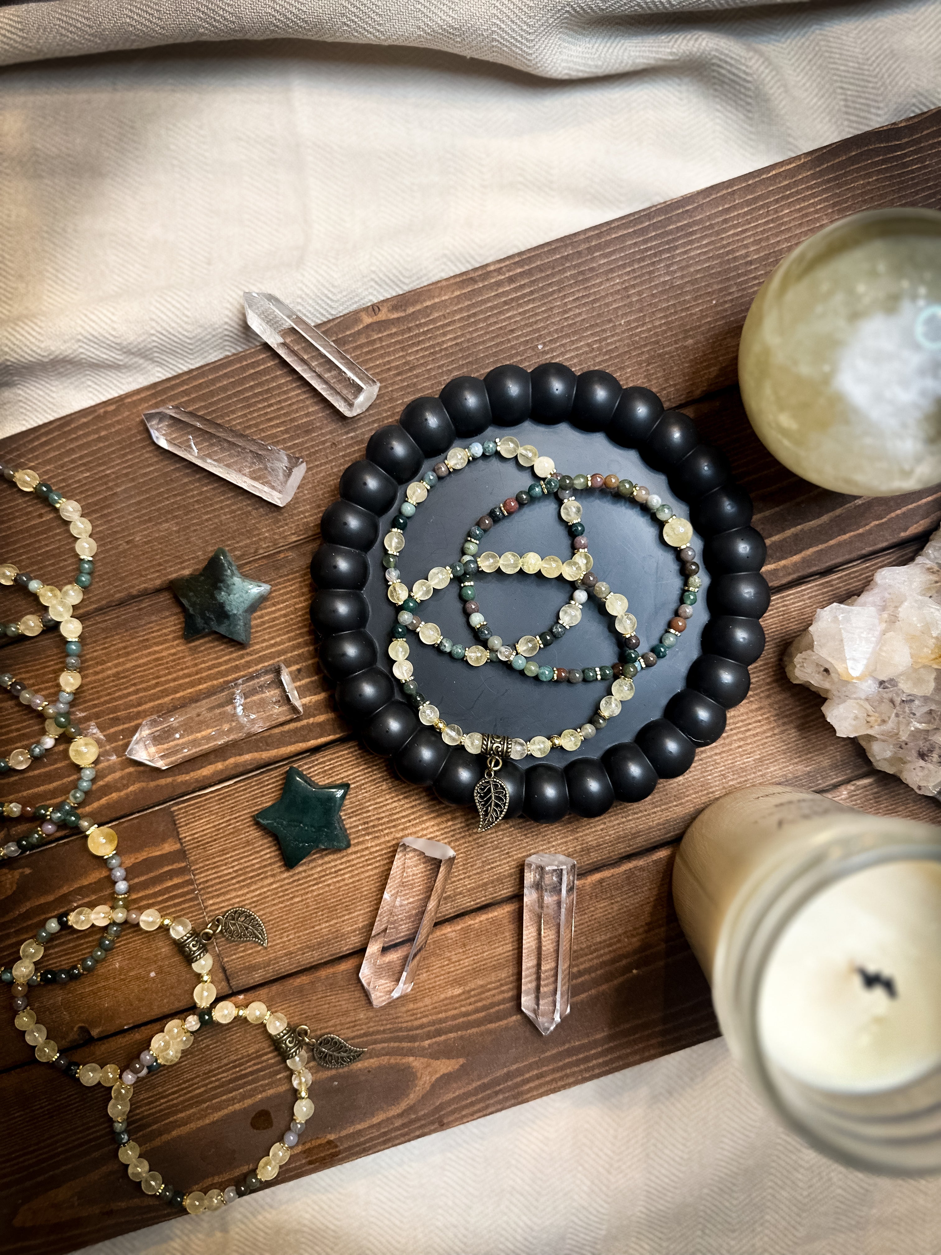 Golden Grove Bracelet Stack