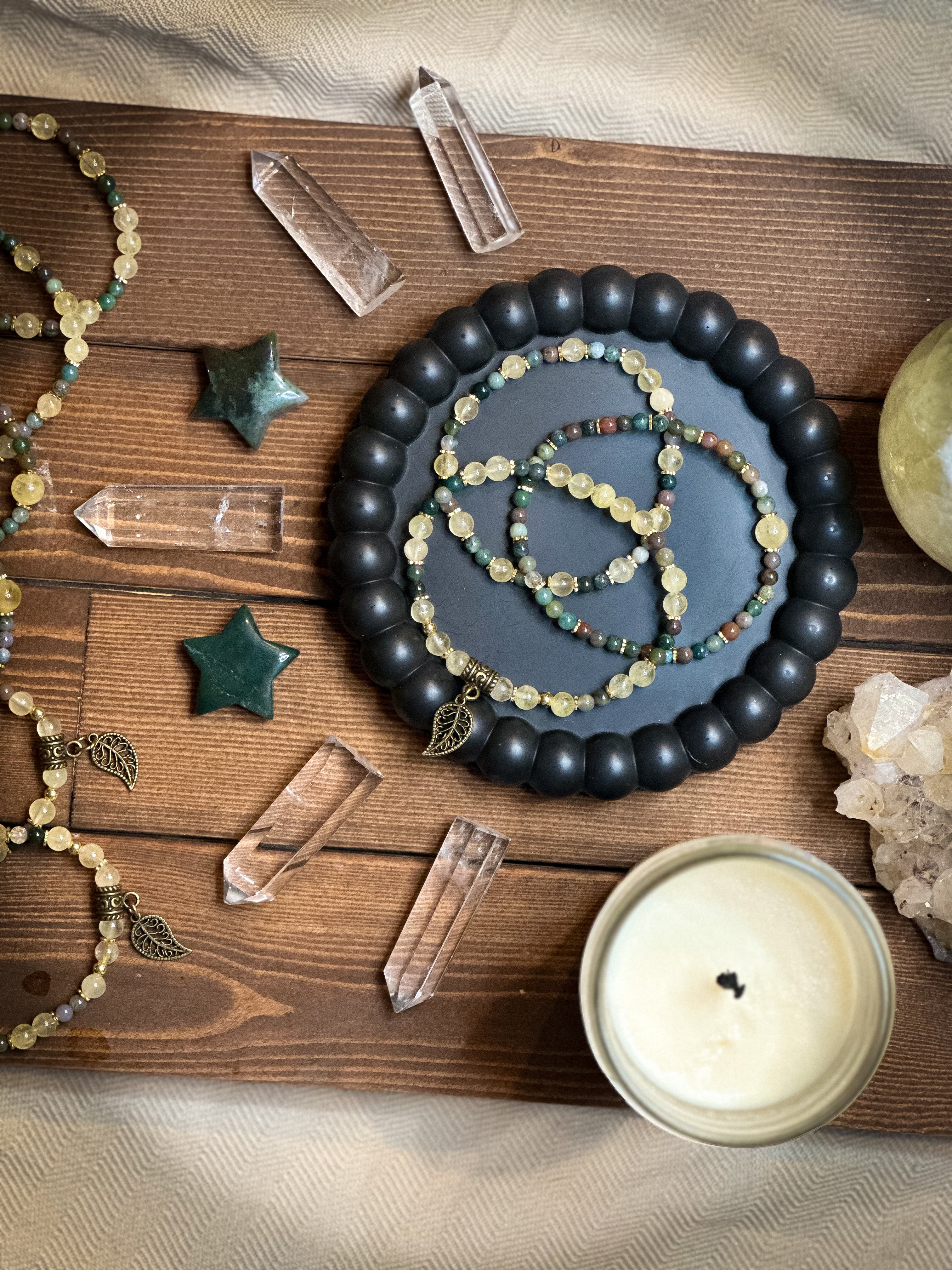 Golden Grove Bracelet Stack