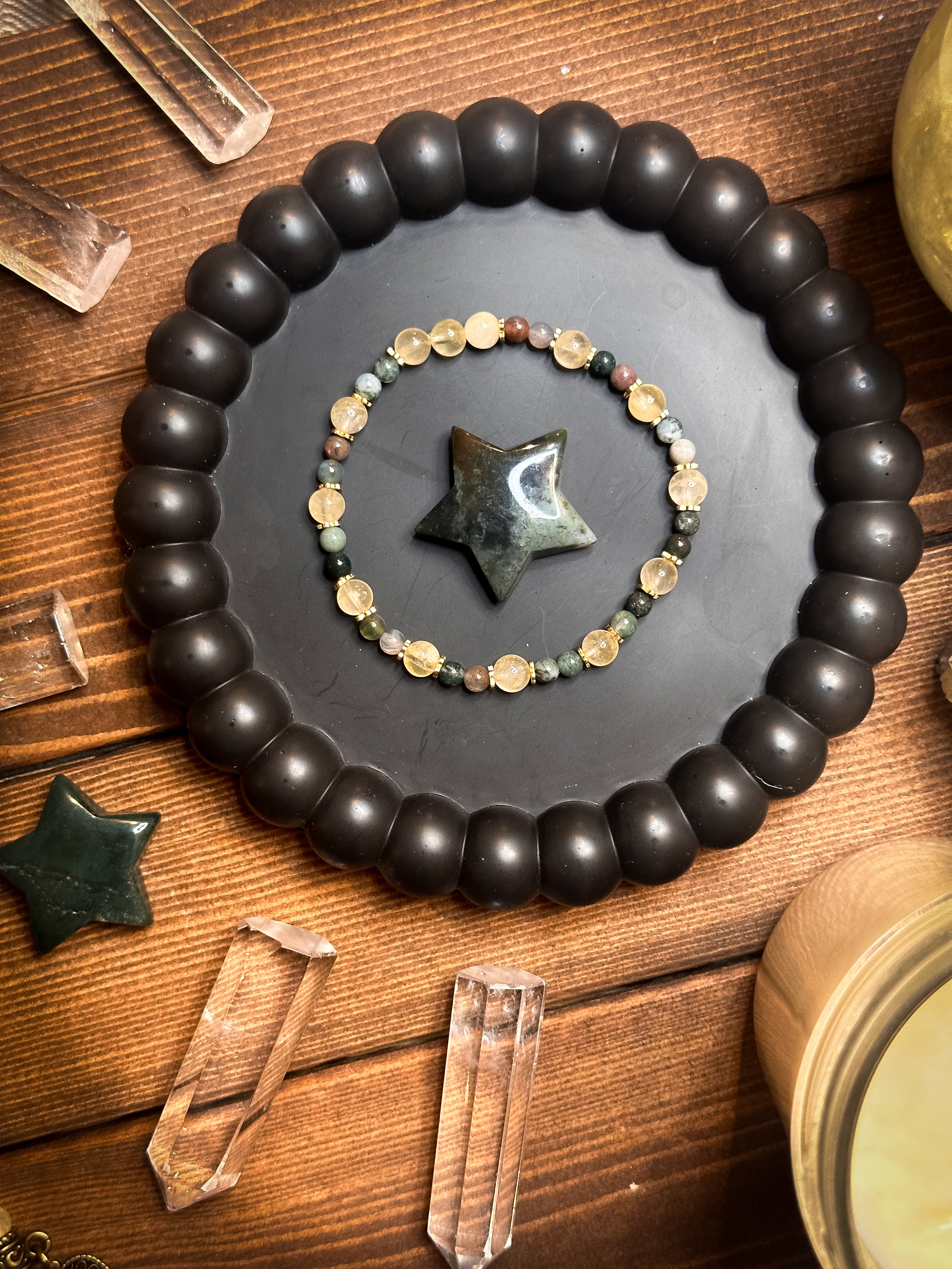 Golden Grove Bracelet Stack