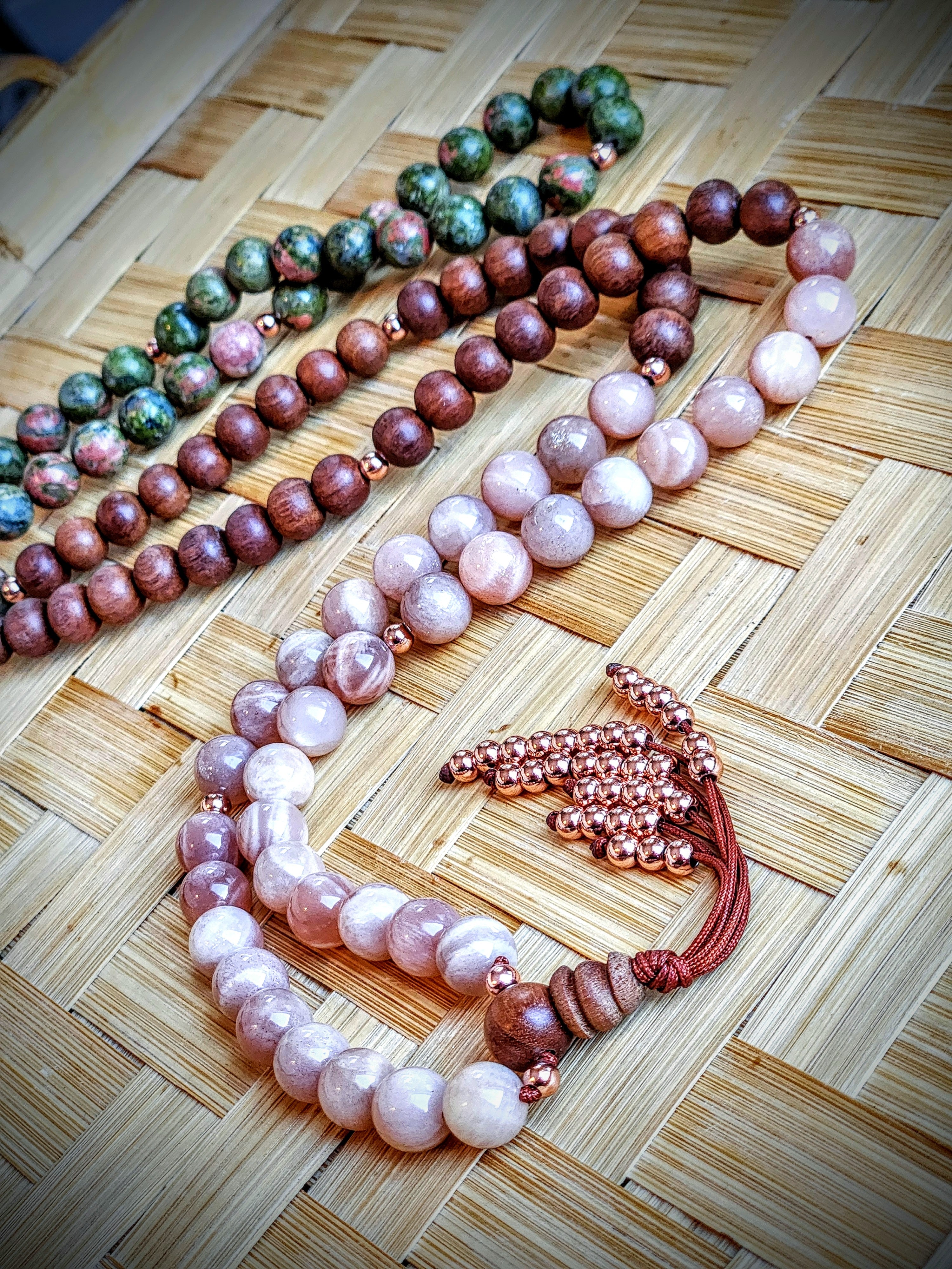 Sunset Serenity Mala