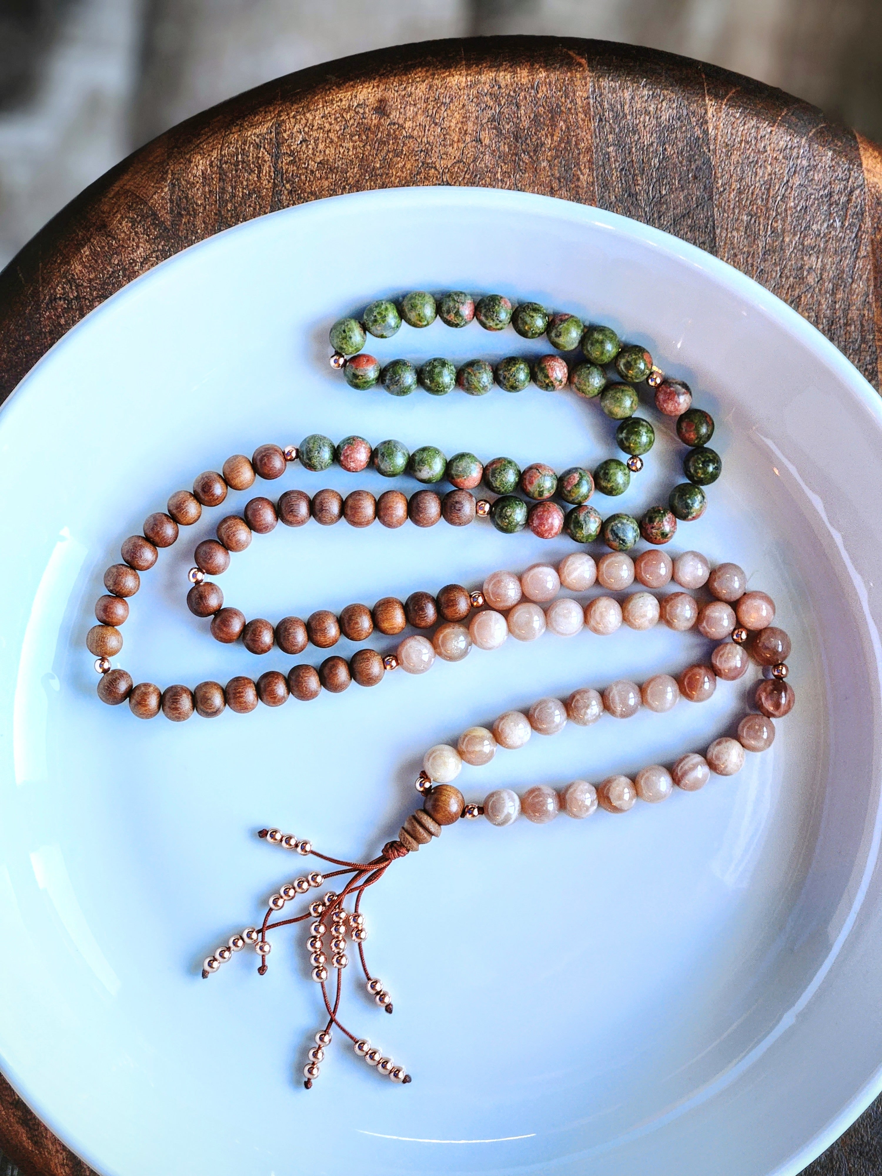 Sunset Serenity Mala