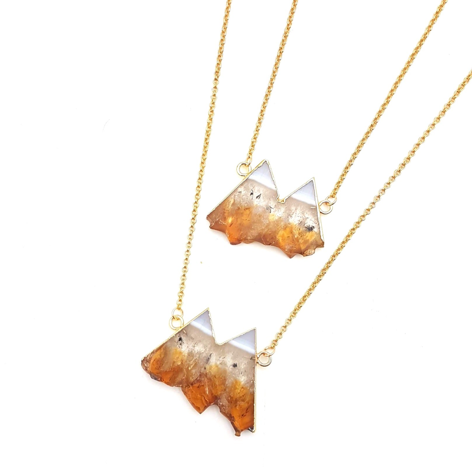 Take Me To The Mountains Necklace - Citrine